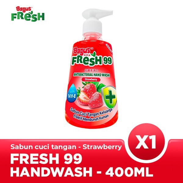 Hand Wash Pump Bagus Fresh 99 Antibacterial 400 ml a