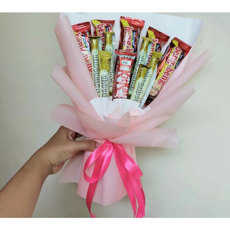 

kado buket cokelat