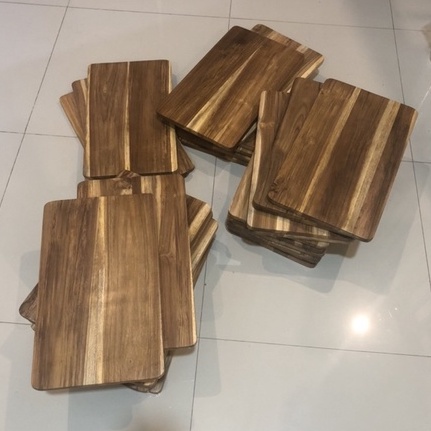 Papan Jati 50x30 Talenan kayu Wooden Cutting Board Talenan Kayu Jati