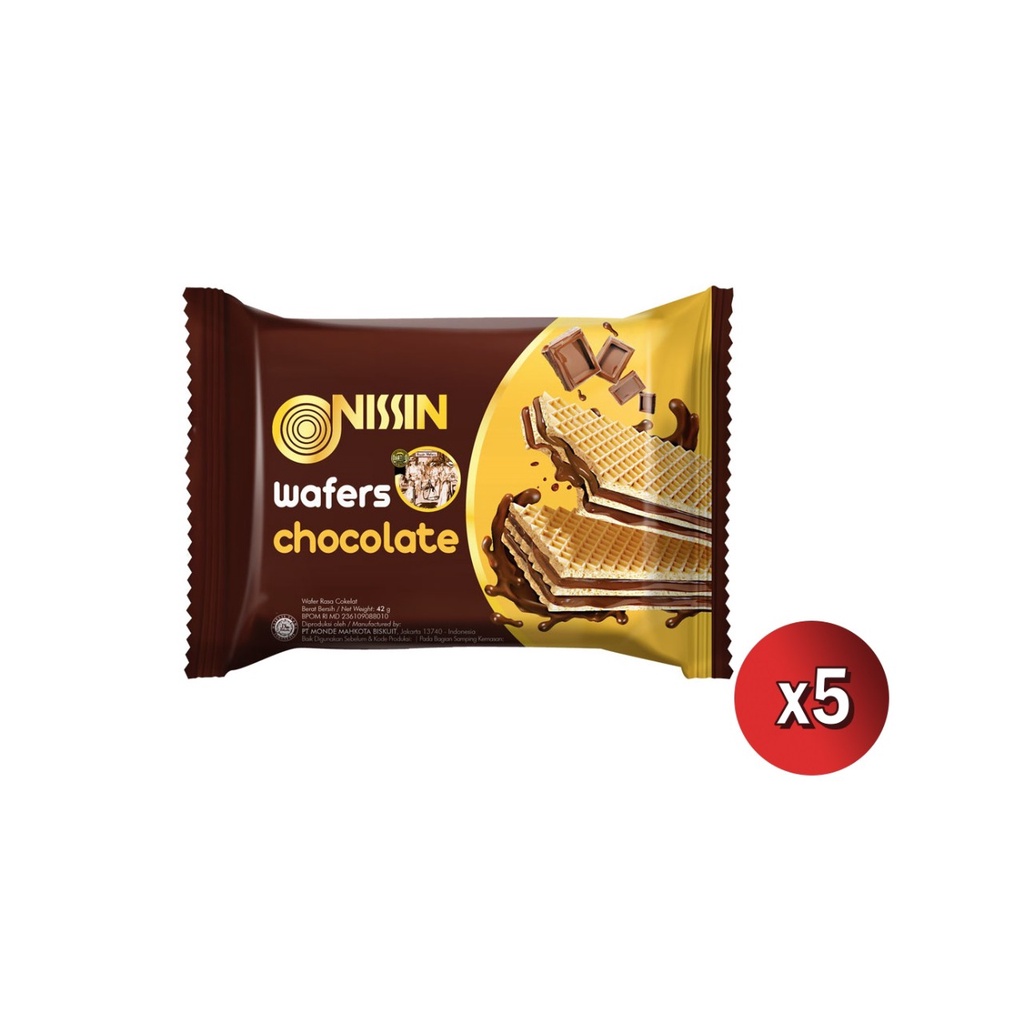 PACK - Nissin Wafer Chocolate isi 5pcs