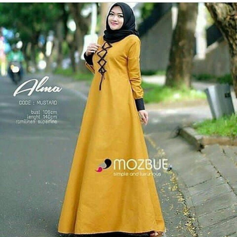 Alma dresa fashion muslim remaja wanita