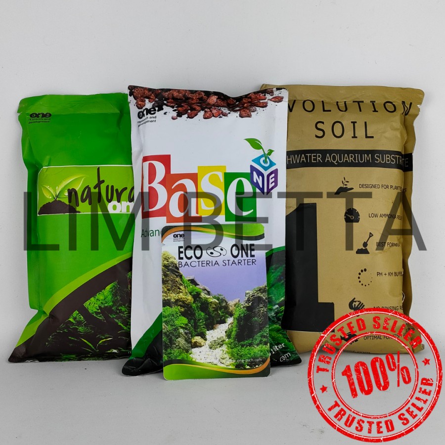 PAKET MEDIA TANAM AQUASCAPE ONE RISET (4 IN 1)/PAKET STARTER AQUASCAPE