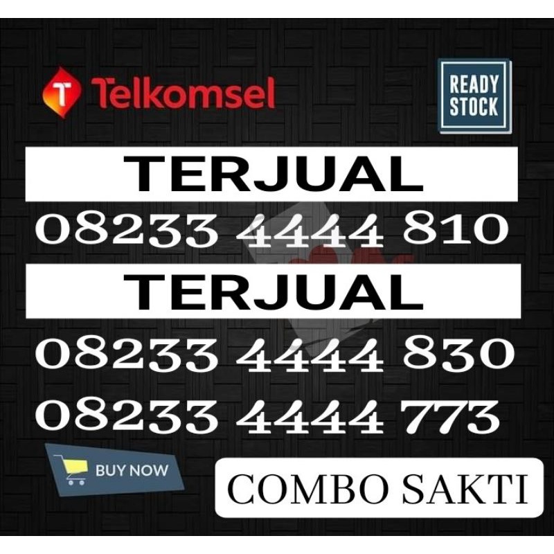 Kartu Perdana Nomor Cantik Telkomsel As Combo Sakti Seri Urut Rapi Murah