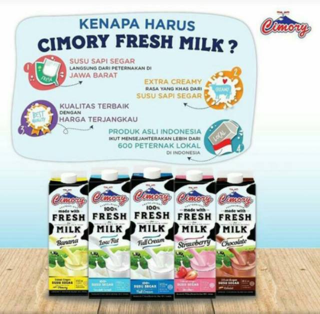 Susu Segar Fresmilk Cimory Shopee Indonesia