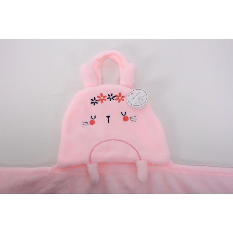 BABY K2 - Blanket / selimut bayi motif travel bag hoodie