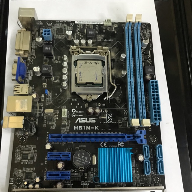 Asus H61 plus G630 dan fan infel