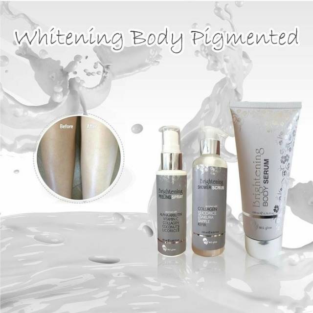 PAKET MS GLOW WHITENING BODY SERIES/PEMUTIH BADAN MS GLOW ORI