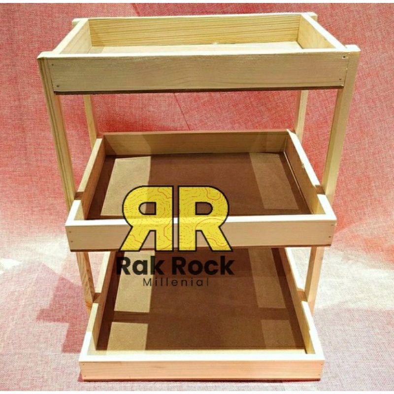 Wooden Basket 50x45x55 Keranjang Buah Keranjang Parcel Kotak seserahan Hantaran Keranjang Tingkat Se