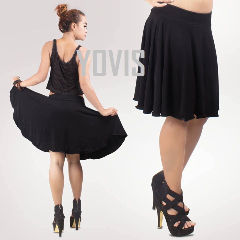 Rok Payung Mini Hitam