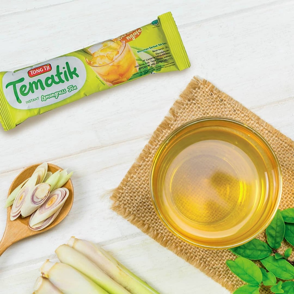 Tong Tji Tematik Lemongrass Tea Pouch 10s, per Karton isi 10 pouch