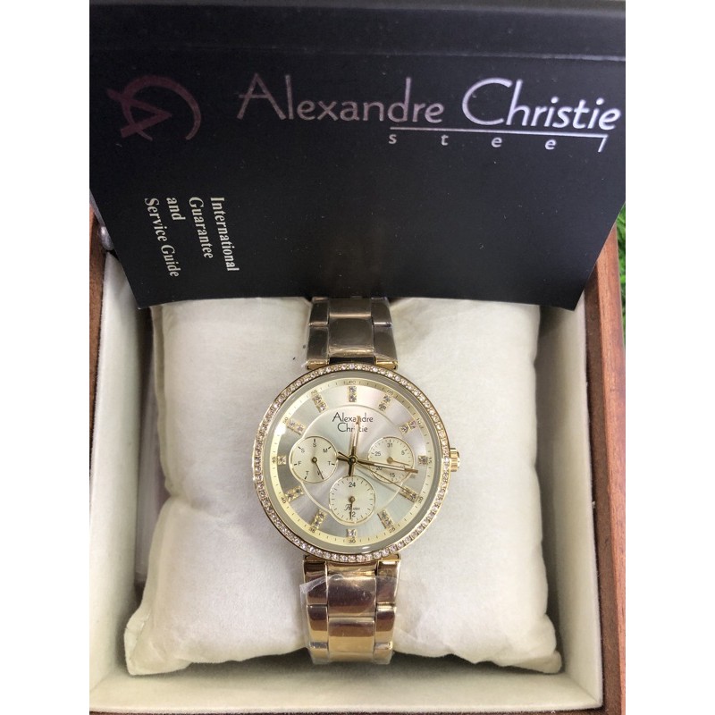 ALEXANDRE CHRISTIE AC2874BF GOLD RING MATA WANITA