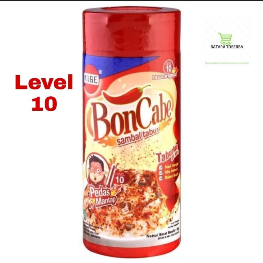 Kobe Boncabe botol 50g Level 10 X 2