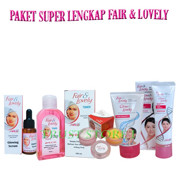 PAKET SUPER LENGKAP fair & lovely