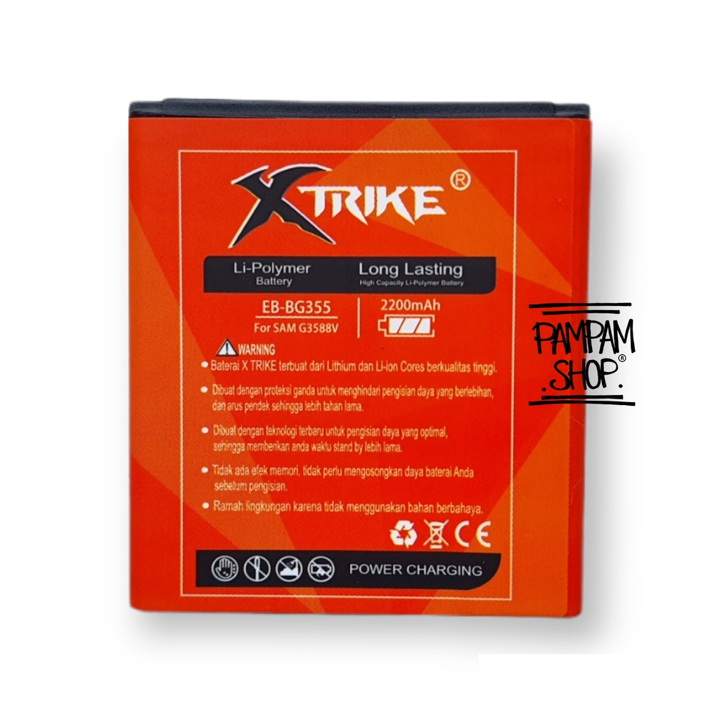 Baterai XTRIKE Double Power Original Samsung Galaxy Win Beam I8550 I8552 I8530 Batre Batrai Battery