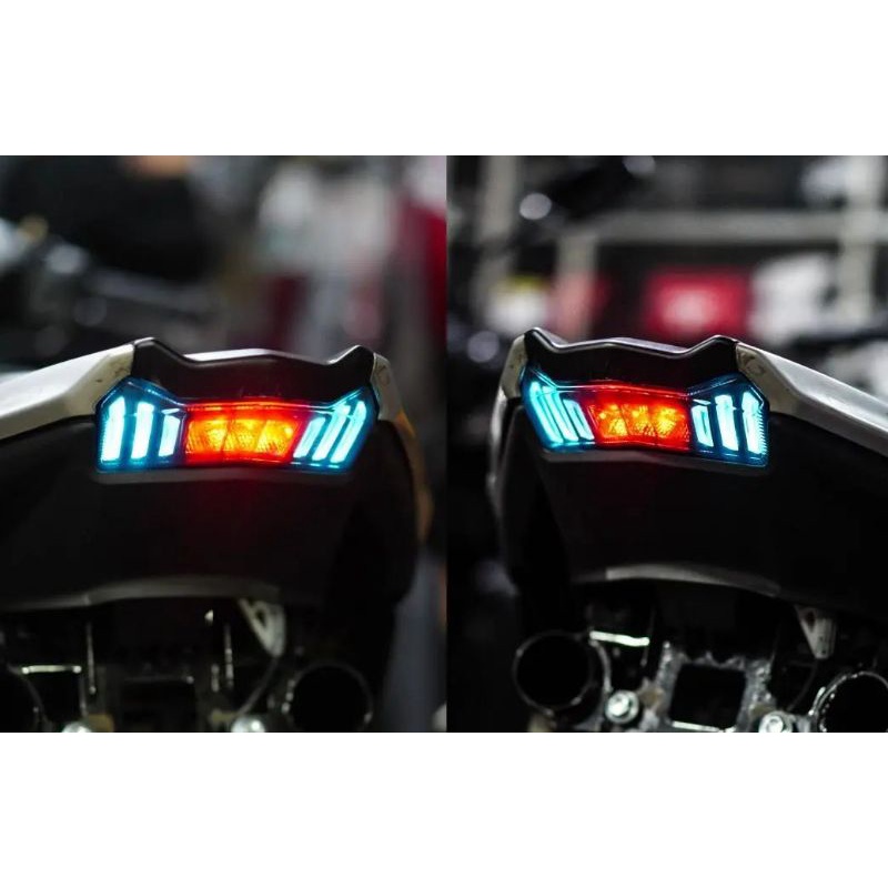 Stoplamp 3in1 Aerox Connected 155 All New Lampu Belakang LED Shark Power