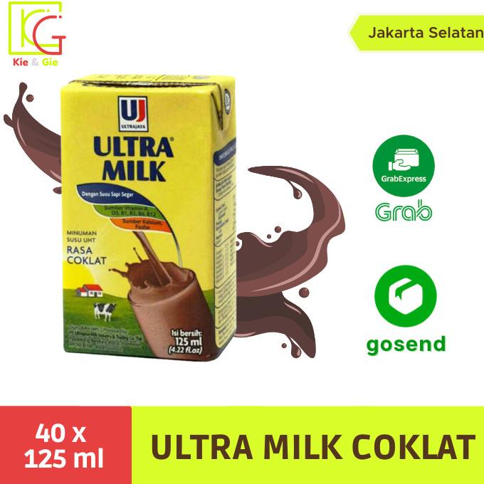 

BISA COD susu UHT ultra milk 125 ml (khusus kurir instant/ sameday) - Coklat