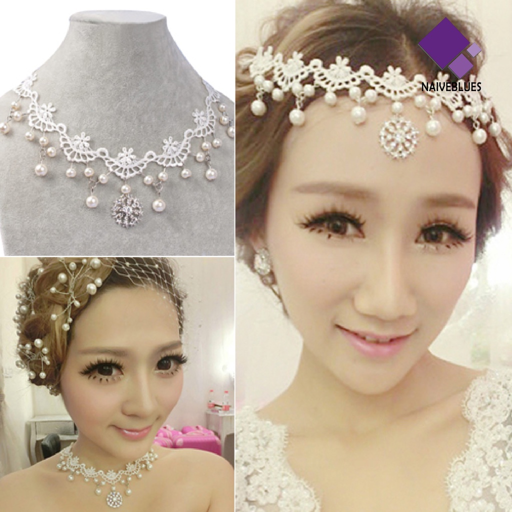 Kalung Choker Model Hollow Aksen Mutiara Imitasi Gaya Rock