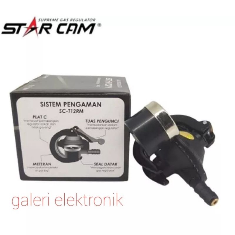 Regulator Gas,kepala gas,kompor gas Starcam meter SC-T12RM