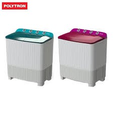 Mesin Cuci Polytron 10 kg 2 Tabung Anti Karat Garansi Resmi