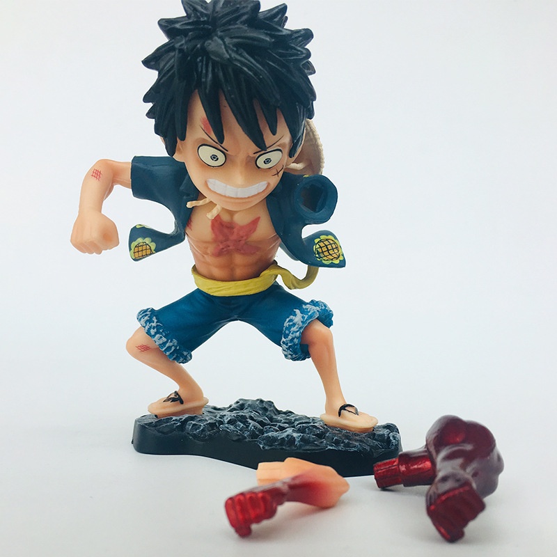 Mainan Action Figure Anime One Piece Luffy Topi Jerami Bahan PVC Ukuran 13cm Untuk Hadiah Anak