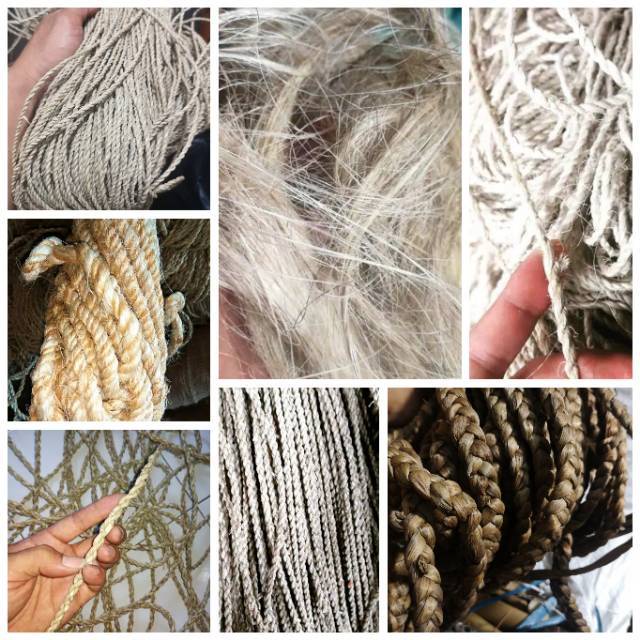 Tali pandan seagrass besar 8mm, tali agel,tali anyaman , tali dekorasi