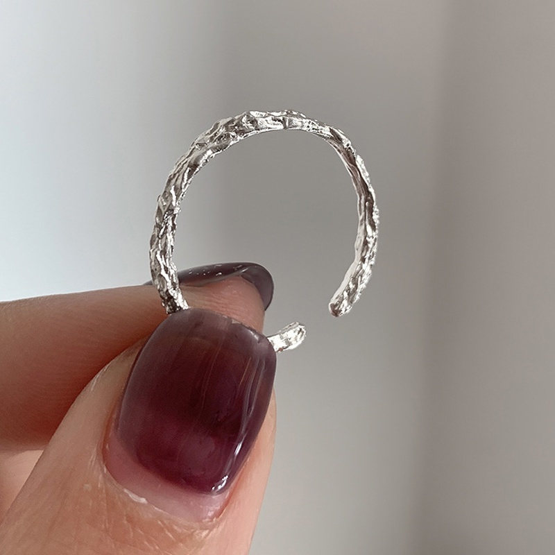 Simple Women Jewelry Branch Texture Finger Ring