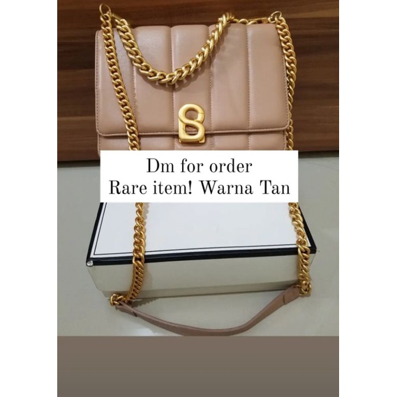 NORA BAG BUTTONSCARVES WARNA TAN