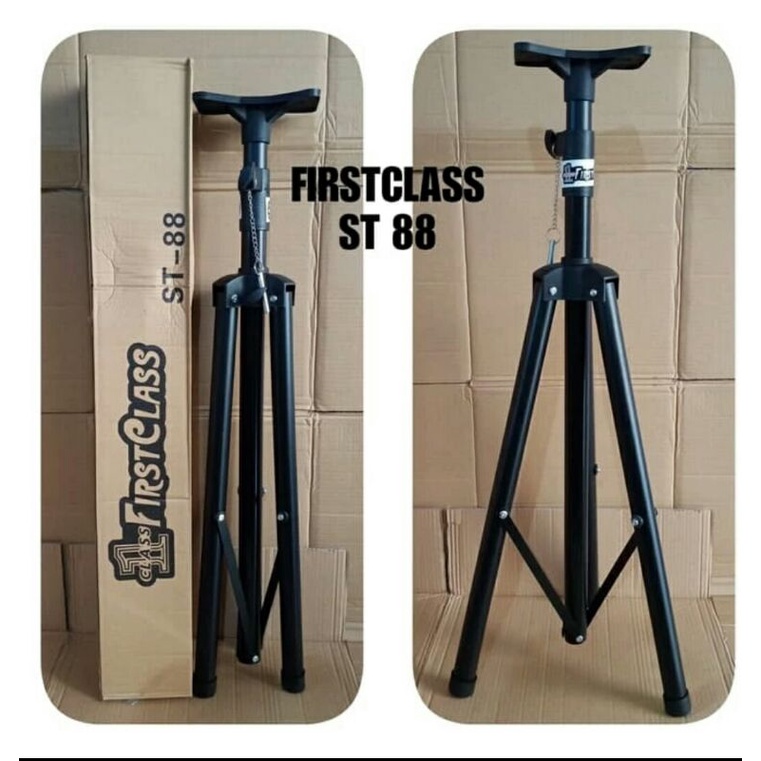 Stand Speaker/Tripod Speaker Firstclass ST-88 Full Besi -- 1set/2pcs Stand Speaker