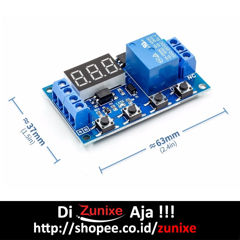 TDR MODULE 6-30V RELAY MODULE SWITCH TRIGGER TIME DELAY CIRCUIT