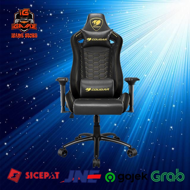 Cougar Outrider S Royal Gold Gaming Chair - Kursi Gaming NAMPOL GAN