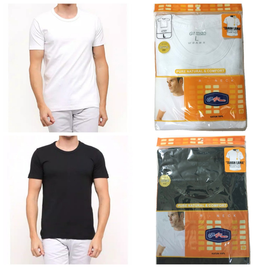 GTman Kaos Oblong Tshirt Kerah O Neck