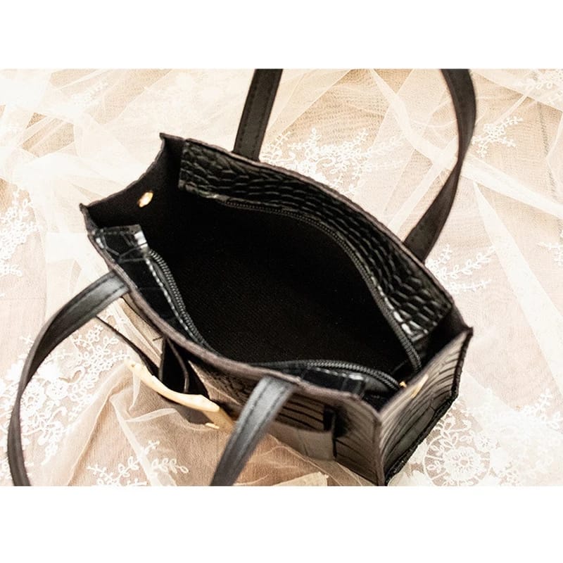 Zalfa Slingbag dan Tas Selempang Wanita Croco Maudy