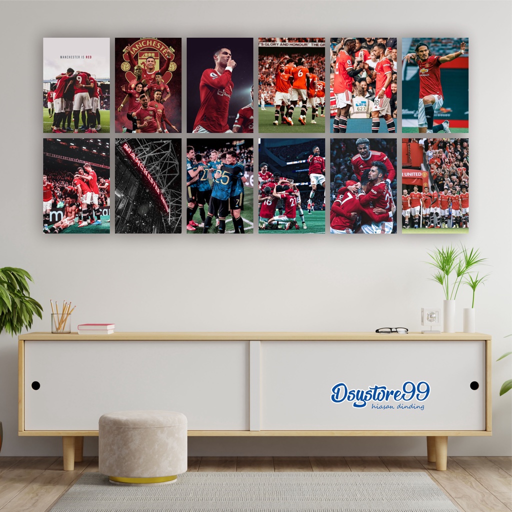 [15pcs] Poster Bola Manchester United