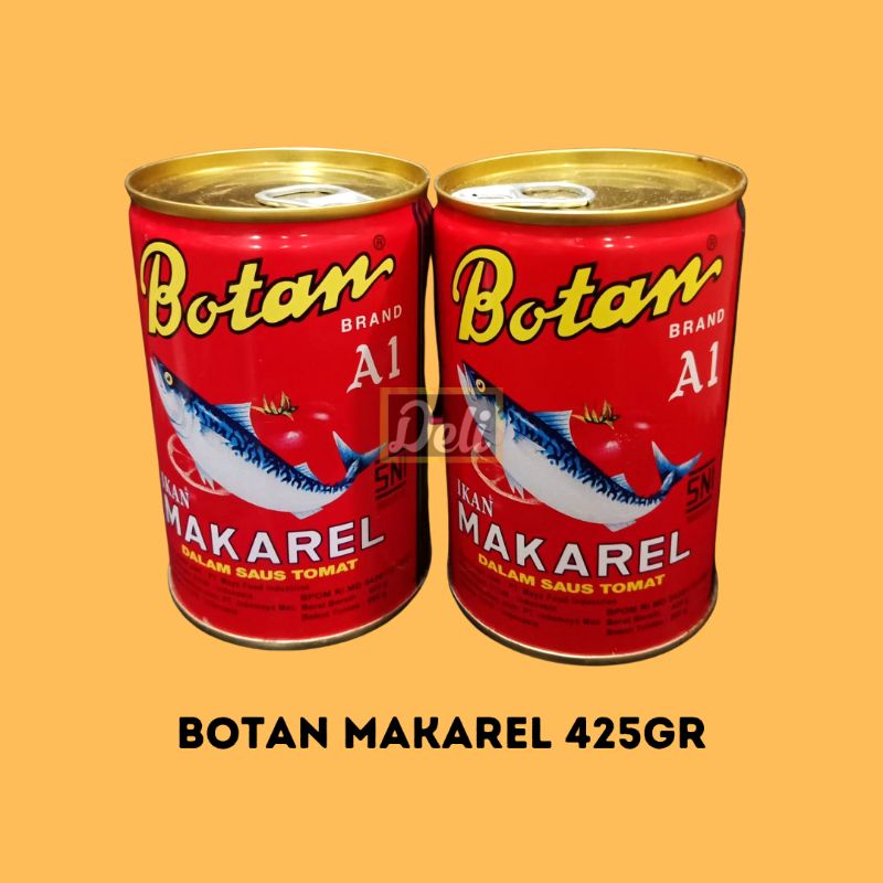 

Botan Mackerel Makarel Makerel Ikan Kaleng 425gr / Kaleng Ikan Makarel Instan 425gr