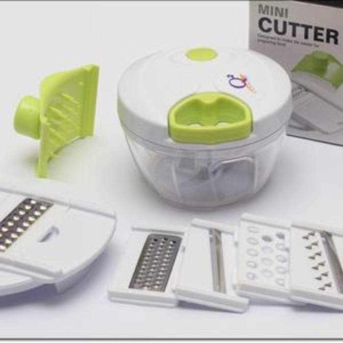 Mini Cutter Q2 P-202 Plus Slicer | Alat Potong Multifungsi