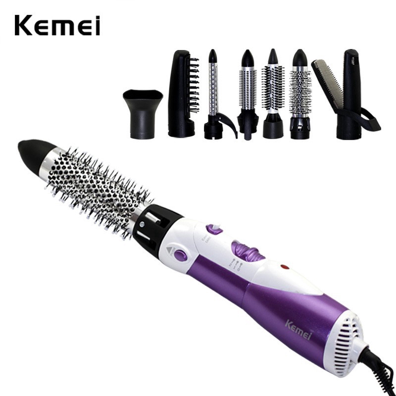 

Kemei Sisir Listrik 7 in 1 untuk Pengeriting Rambut