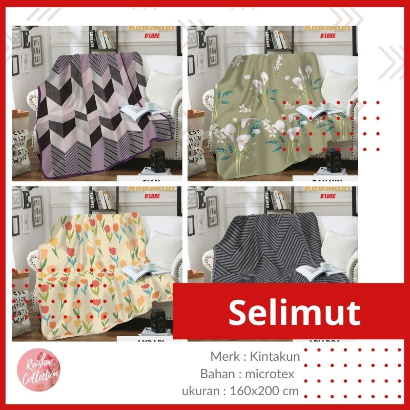 RC Kintakun Selimut Micro Flanel ukuran 160 x 200