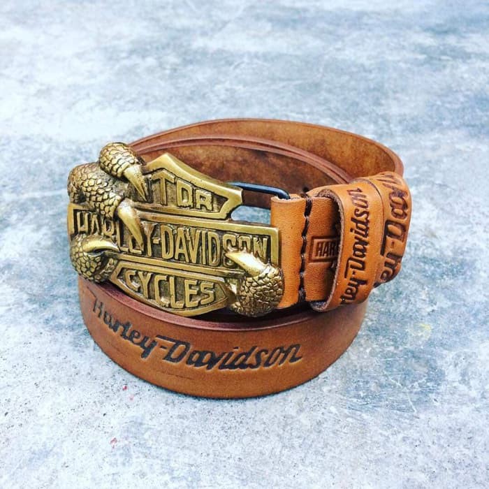 Sabuk Harley Davidson HD03 kulit asli,Original genuin leather,ikat pinggang Kulit asli