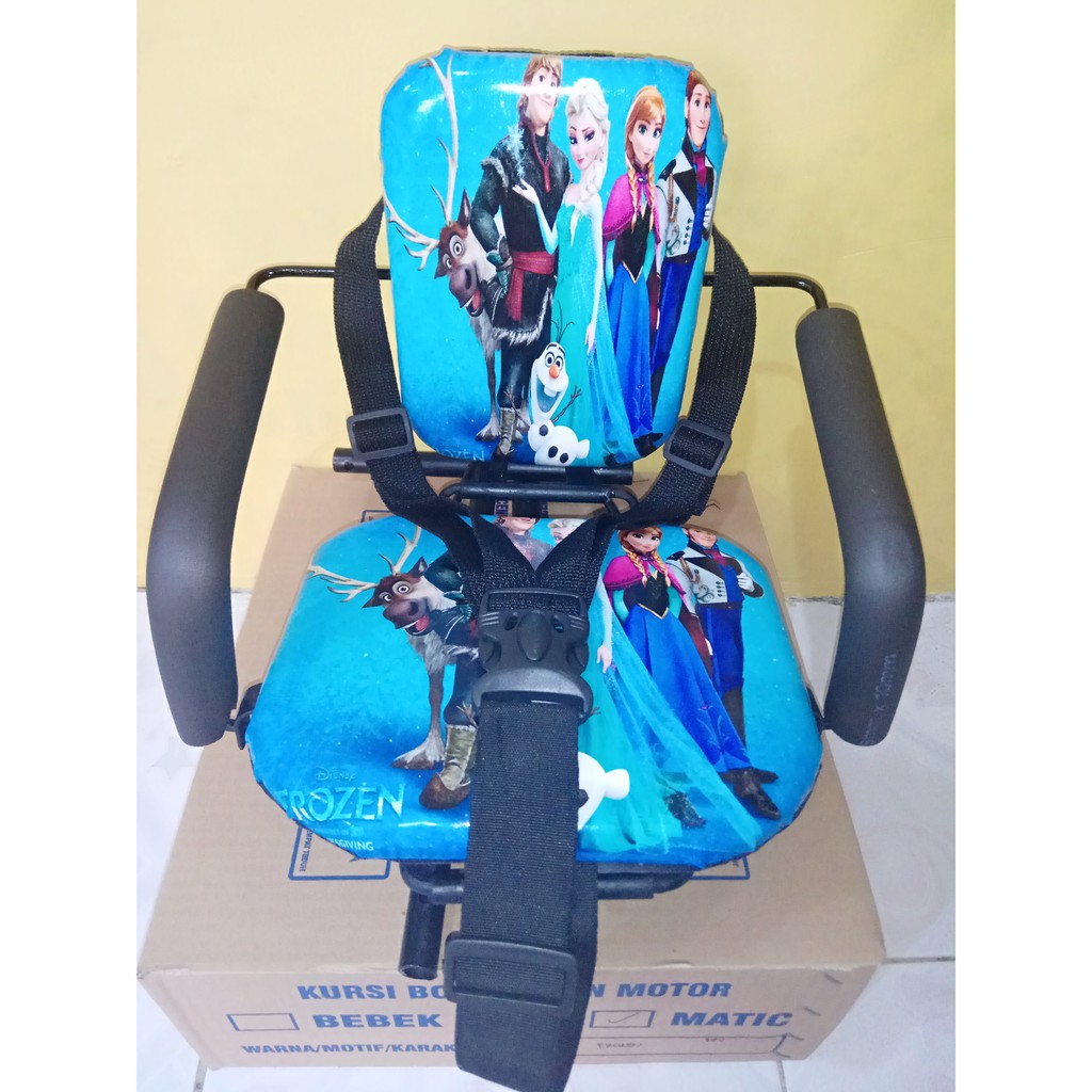 Kursi Bonceng Bayi Di Motor Karakter Frozen