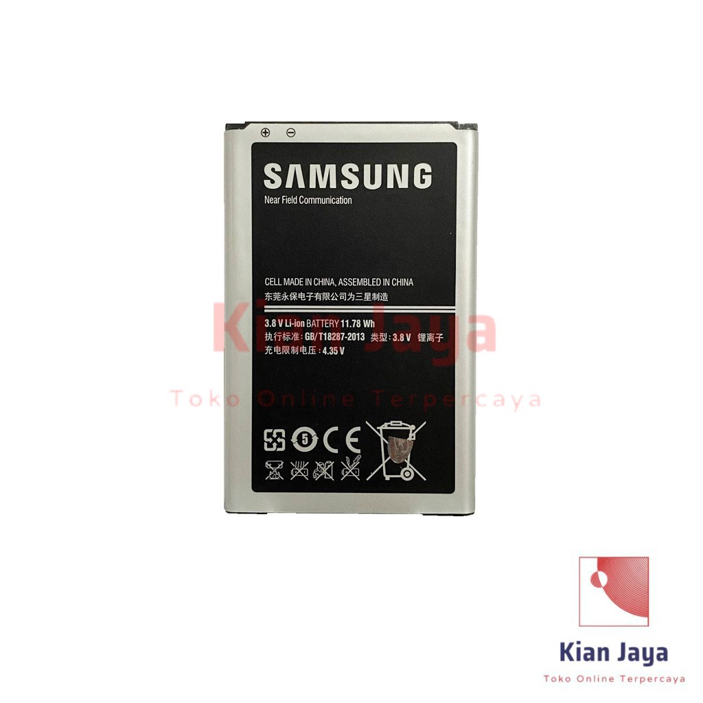 [Garansi 100% Ori] Baterai Samsung Galaxy Note 3 Neo / Batre Batrai Battery Hp EB-BN750BBC Original