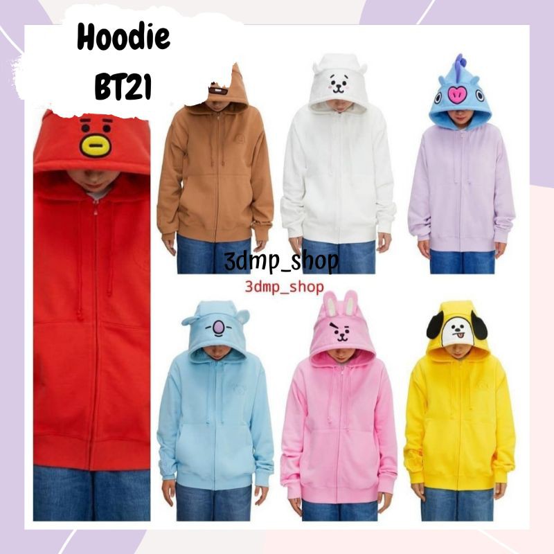 Hoodie Jaket BTS BT21 KPOP