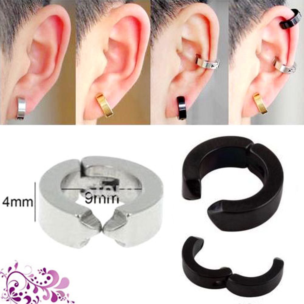 Anting Jepit Tanpa Tindik 2pcs kiri kanan Premium (SEPASANG)