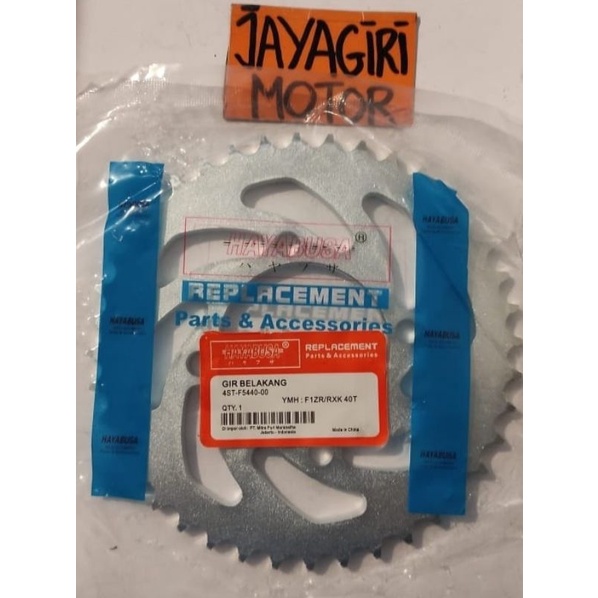 Gear Belakang RX 100 RXK RXS 428 30T 34T 35T 40T 41T 42T 43T 46T Gigi Tarik Rantai Roda RXKing King Chain Kit Chainkit Sprocket Gear Set Gearset Gir Girset Depan Drive YGP Sproket Komplit Front Rear Yamaha RX100 RXZ Vega Jupiter R Z MX Crypton Old New Ori-1