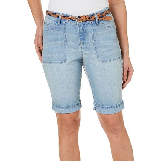 short denim jeans Gloria Vanderbilt BERMUDA celana pendek branded bigsize wanita