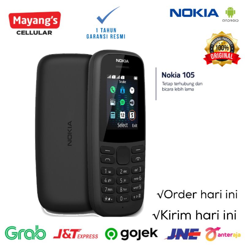 Nokia 105 (2019) HP NOKIA 105 JADUL DUAL SIM NEW garansi resmi nokia indonesia-2