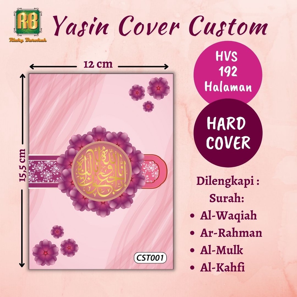 Cetak Buku Yasin Cover Custom Soft Cover