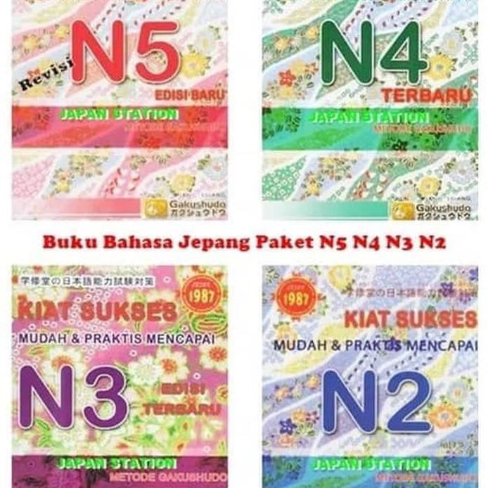 Buku Bahasa Jepang N2 N3 N4 N5 Latihan Soal Lengkap Best Seller Jp114 Shopee Indonesia