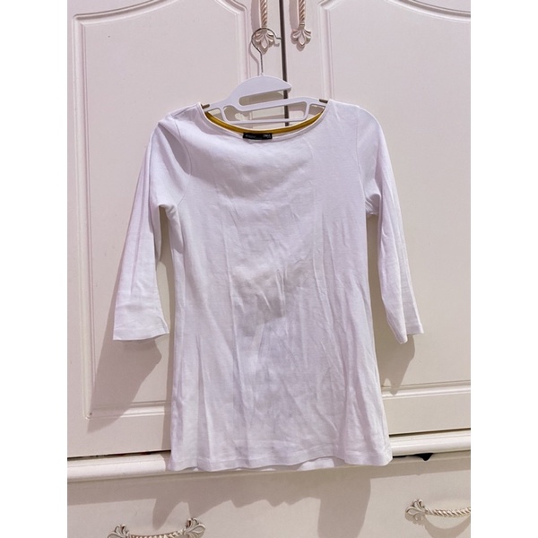 Preloved Kaos Polos Putih Zara