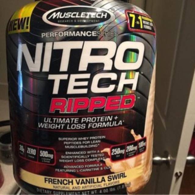 Muscletech Nitrotech Nitro Tech ripped 4 Lbs Malang bxn rsp isolate ph