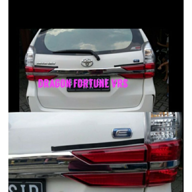 TRUNKLID+ REFLEKTOR ALL NEW AVANZA 2019 - 2020 CROME.